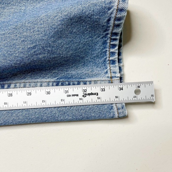 Calvin Klein Vintage Easy Fit Tapered Jeans Sz 36 Men's Blue Stonewash Pockets - Picture 8 of 10